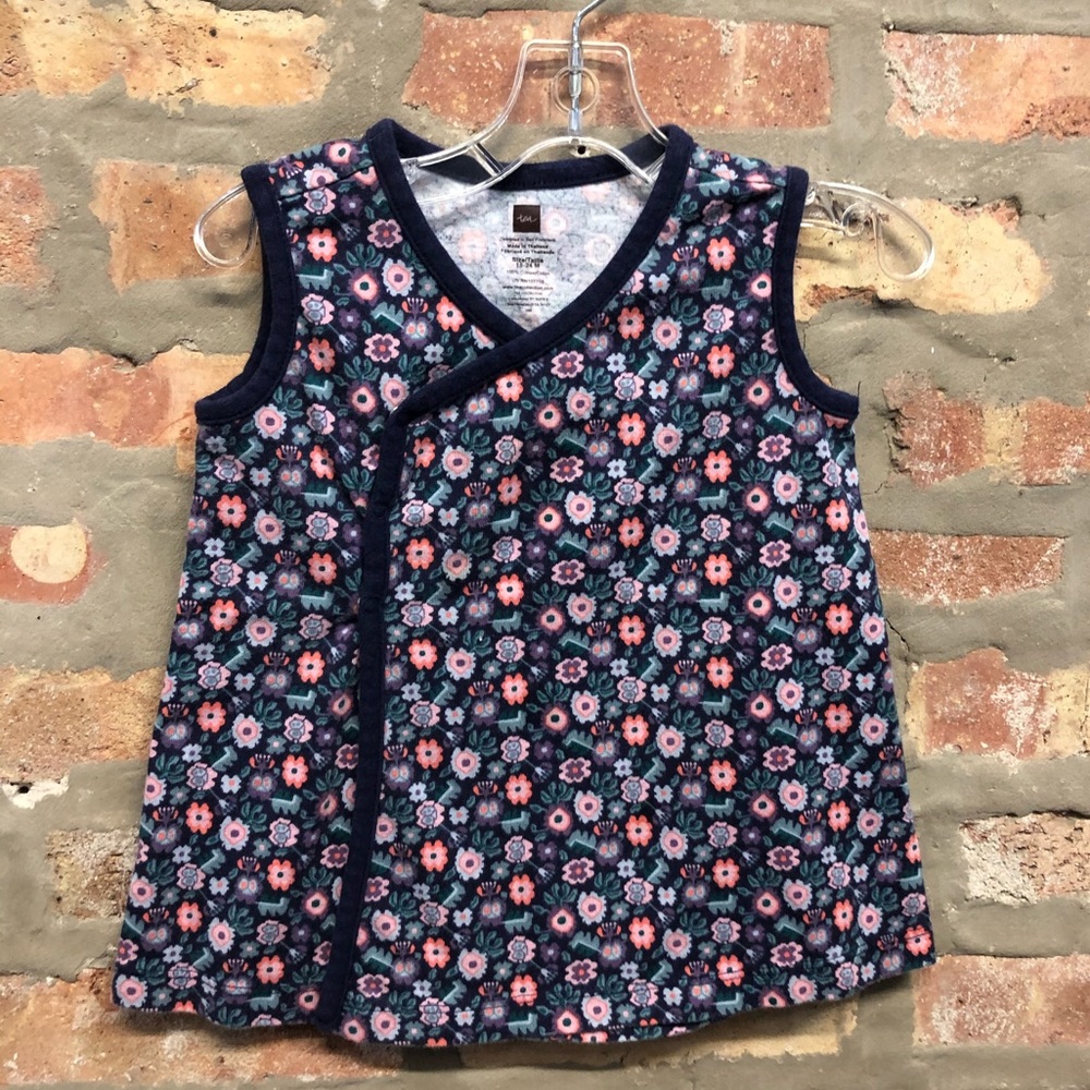 Tea Blue Floral Top 18-24